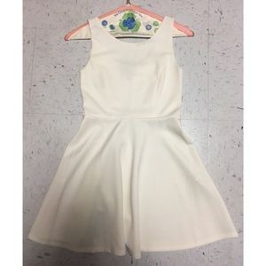 white formal dress